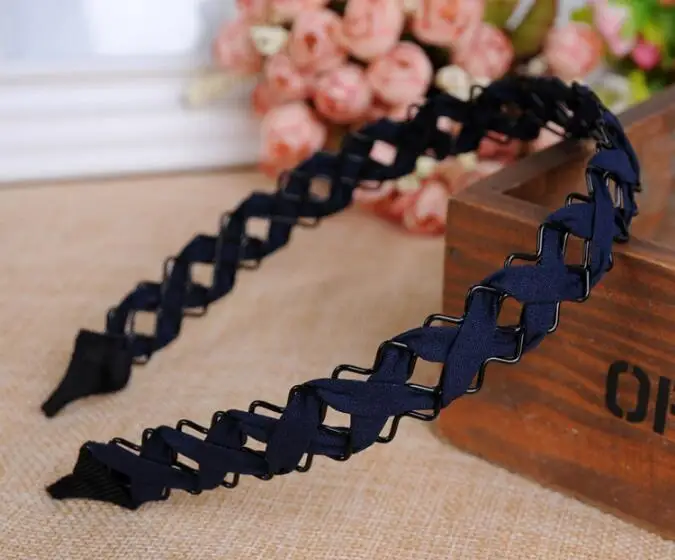 120 шт/Партия DIY Простые мульти пронзенные железные проволоки вязальная головная лента намотки тканевые ободки для волос Инструменты для укладки волос аксессуар HA1203