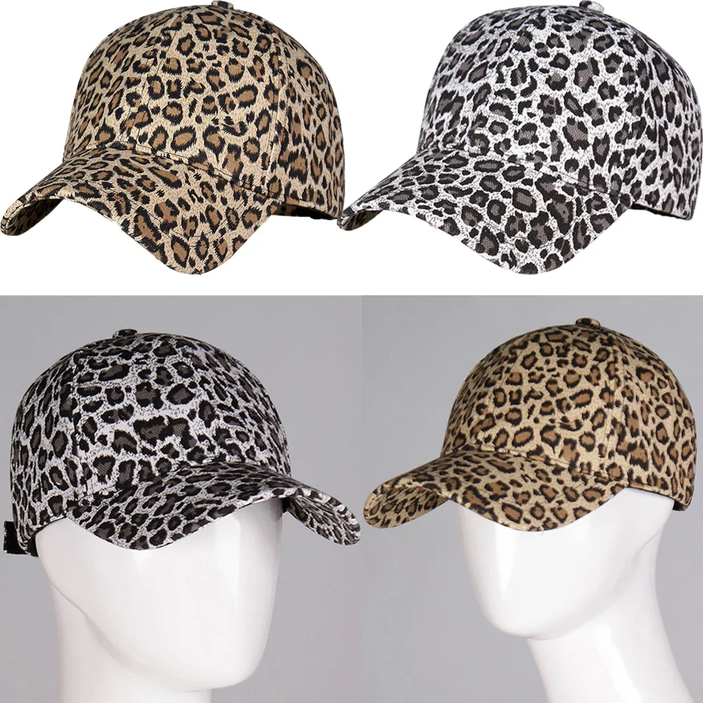 Мужские и женские кепки Snapback, вечерние, танцевальные, уличные, рок бейсболки, Ретро стиль, Леопардовый принт, новинка