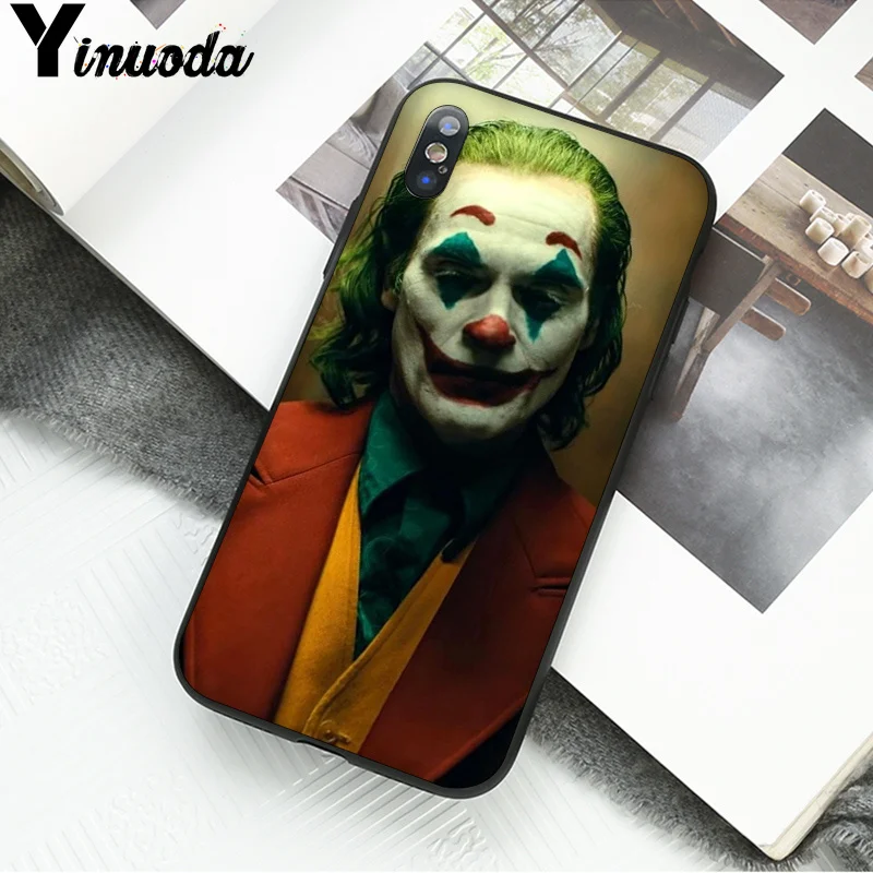 Yinuoda joker 2019 дизайнерский чехол для телефона Apple iPhone 8 7 6 6S Plus X XS MAX 5 5S SE XR