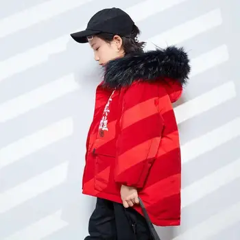 

Children down jacket han edition of the new 2019 boys long coat a undertakes to with thick white duck down children