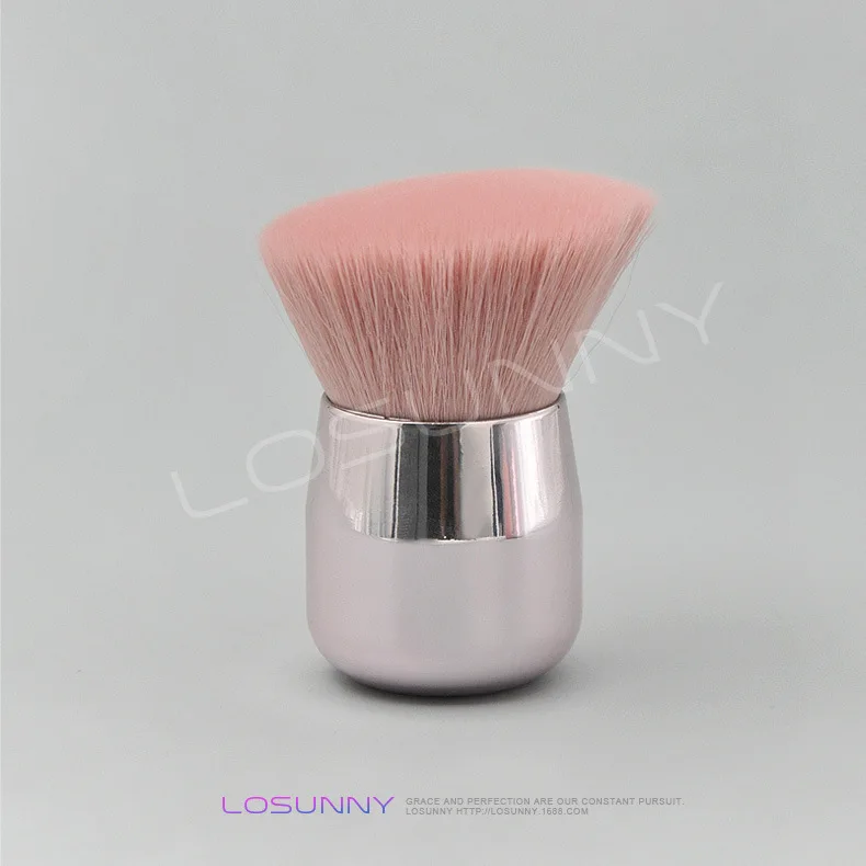 1Pcs High Quality Face Makeup Brush Round Pink Foundation Powder Brush Art Paint Brush Theatre Makeup