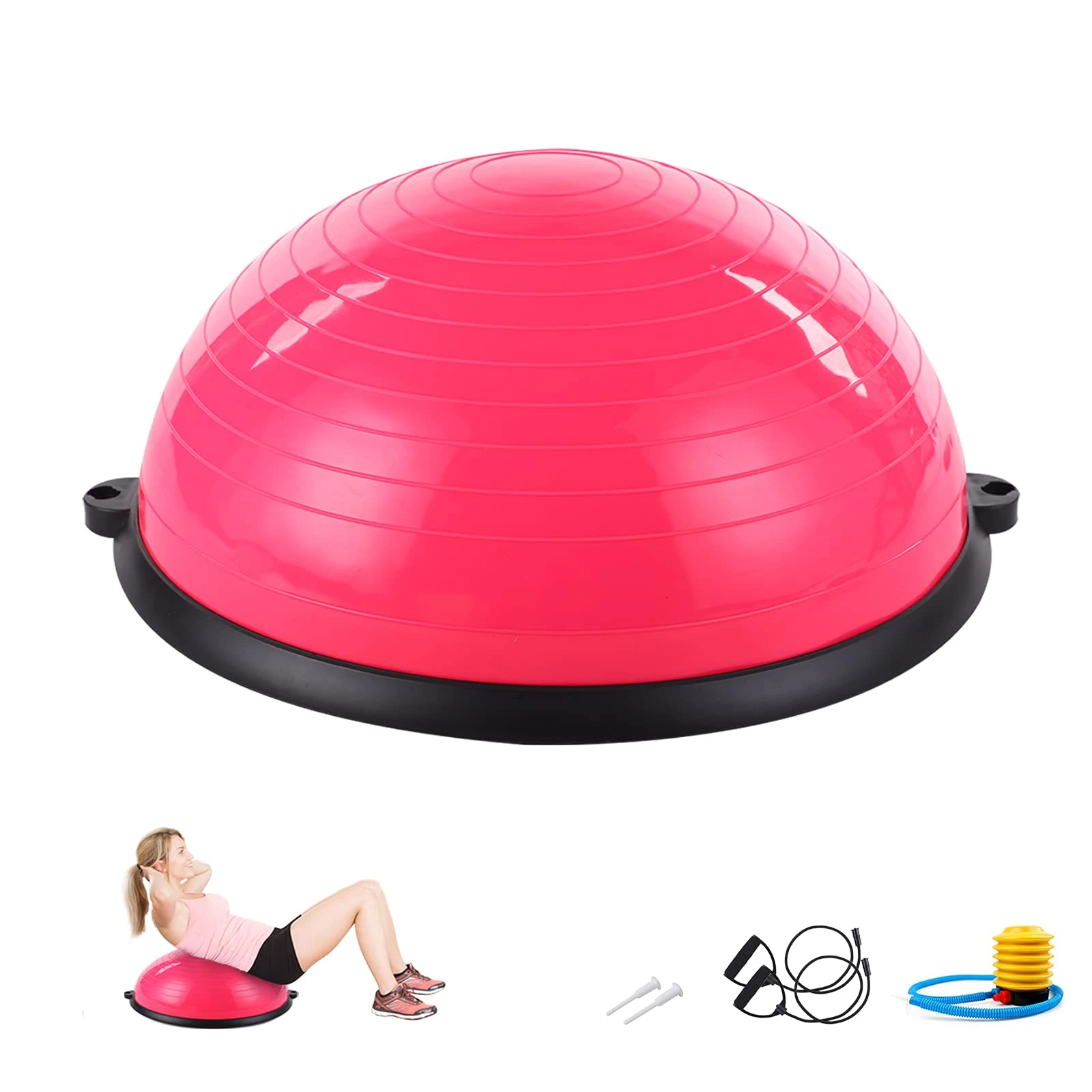 Half Medicine Ball Balance