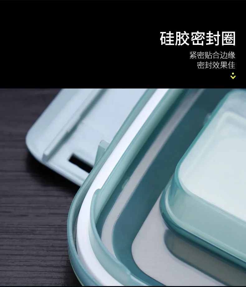 304不锈钢饭盒防烫密封学生保温饭盒便携分格午餐便当盒快餐盘_B6_17
