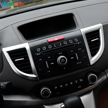 

For Honda CRV CR-V 2012 2013 2014 2015 ABS Matte Interior Air Condition Vent Outlet CD Video Cover Trims Auto Parts 7pcs