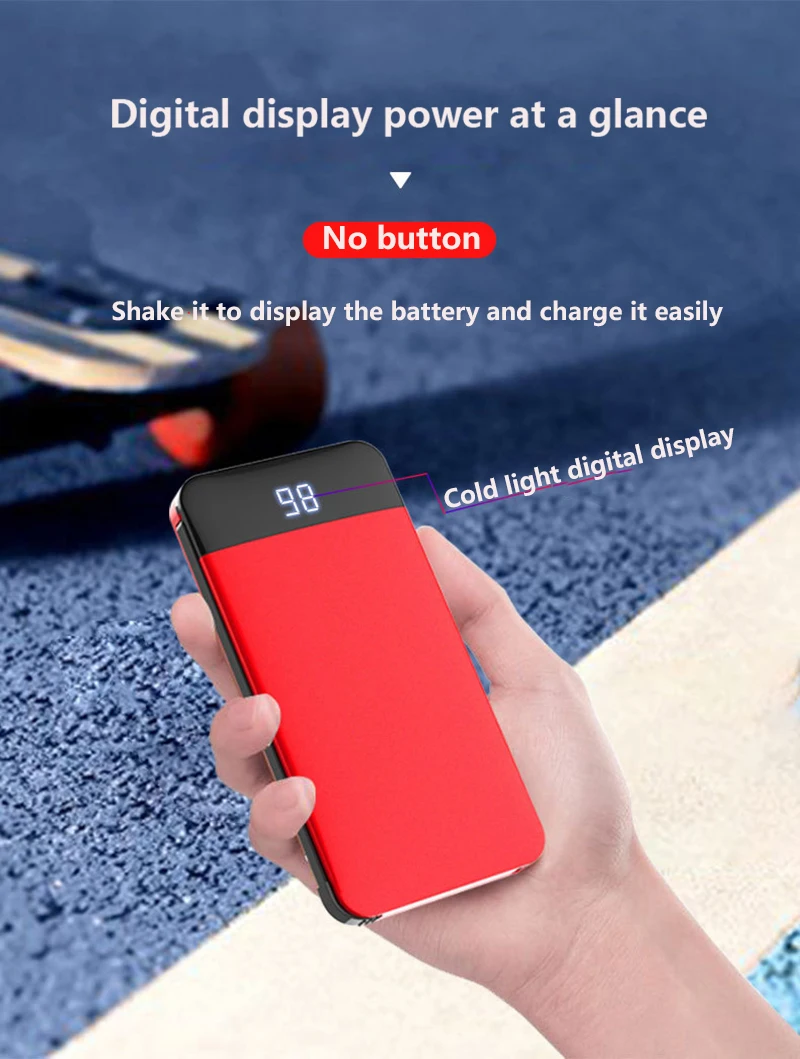 15000 мАч банк питания для Xiaomi samsung iPhone huawei Портативный мини двойной usb зарядка Быстрая зарядка внешний аккумулятор