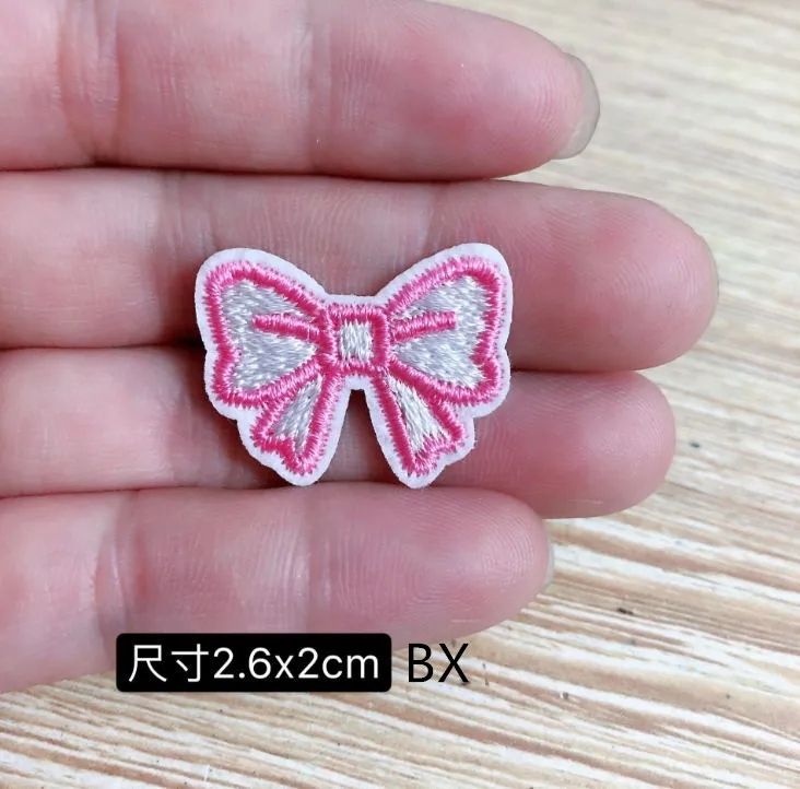 10 pcs of style 5 10 шт бантик сердце вышитые нашивки железо на популярный мотив шляпа-Сумка Для Обуви Ремонт одежды аксессуары декор для телефона - Цвет: 10 pcs of style 5