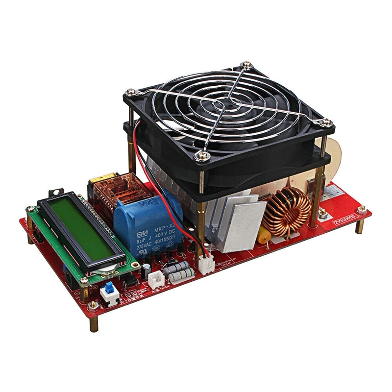 

2000W ZVS High Frequency Inducti on Heater Module Flyback Driver Heater Good Heat Dissipation(US Plug)