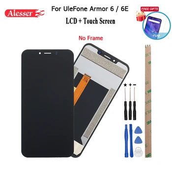 

Alesser For UleFone Armor 6 LCD Display and Touch Screen Assembly Repair Parts + Film +Tools+Adhesive For UleFone Armor 6E Phone