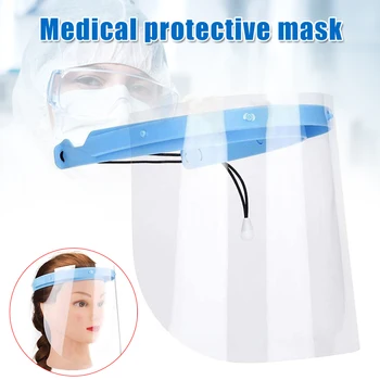 

Anti-Fog Full Face Shield Anti Saliva Protective Film Replaceable Clear Outdoor @LS