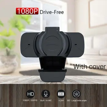 

HD Streaming Webcam Microphone Widescreen USB Computer Camera Dynamic Resolution For Desktop Notebook With Lid