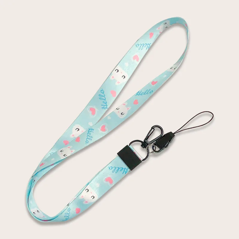 Креативный полиэфирный термотрансферный шнур мобильный телефон ремень для