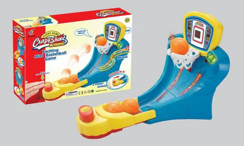 Детская обучающая игрушка музыкальная зачетная задняя доска игровая консоль пальчиковая катапульта Баскетбол Интерактивная настольная игра