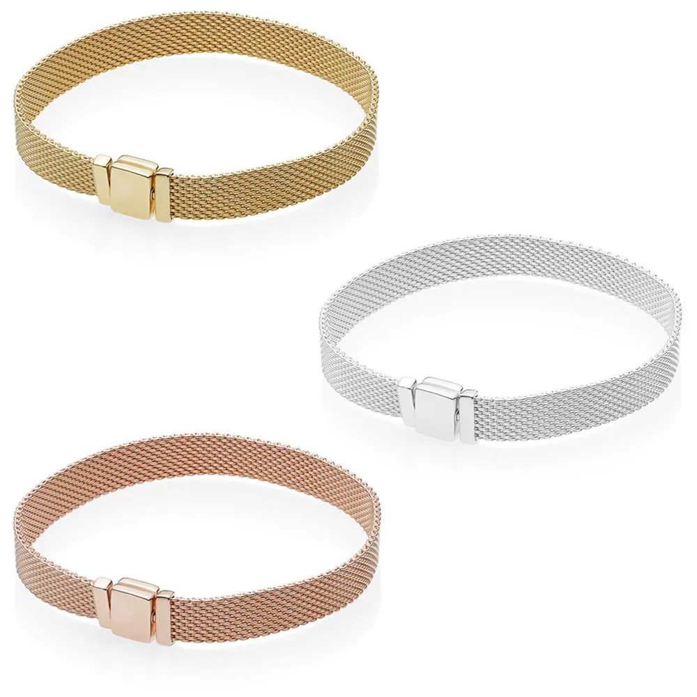 Cena 2018 nowy 100% 925 Sterling Silver Reflexions bransoletka Fit europejskie paciorki dla kobiet prezent oryginalny moda DIY biżuteria prezent