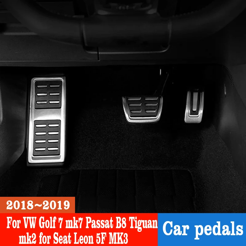Автомобильные педали накладки на топливного тормоза для VW Golf 7 mk7 Passat B8 Tiguan mk2 2018 2019