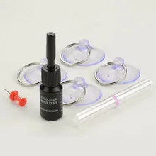 Комплект для ремонта треснутого стекла комплекты для лобового стекла DIY Инструменты для окон автомобилей стекло Царапины F-Best