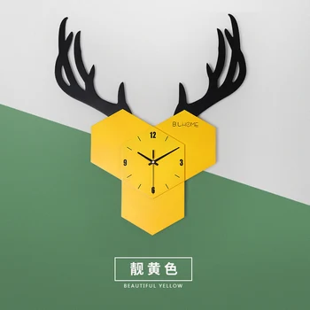 

Decorative Nordic Creative Cartoon Wall Clock Analog Stylish Large Modern Unique Wall Clocks Thick Watches Novelty Watch II50BGZ