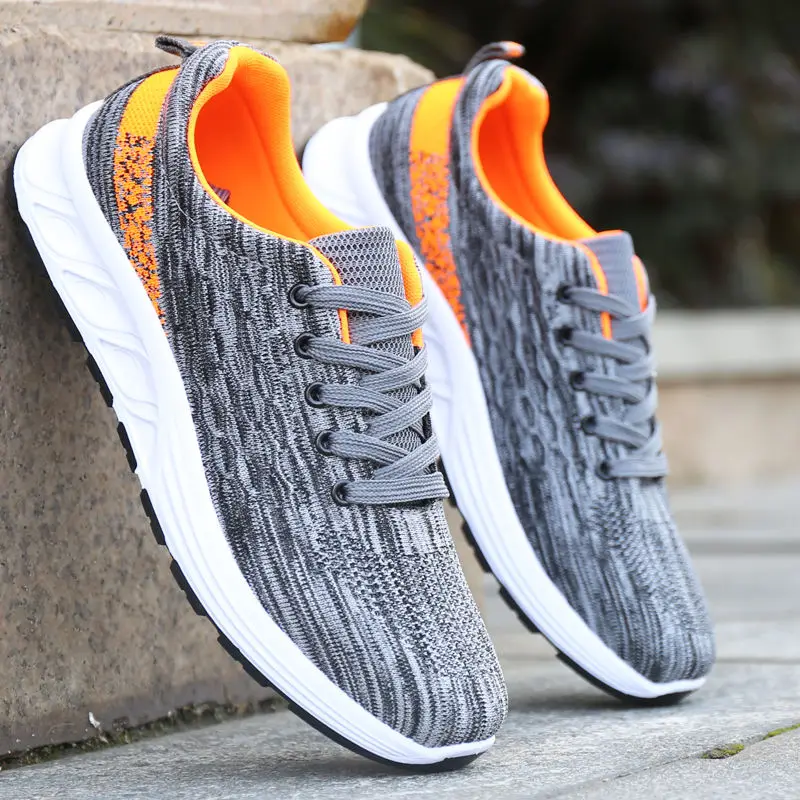 

Breathable sneakers boys sport shoes men air mesh sneakers wedges casual shoes man 2020 fashion