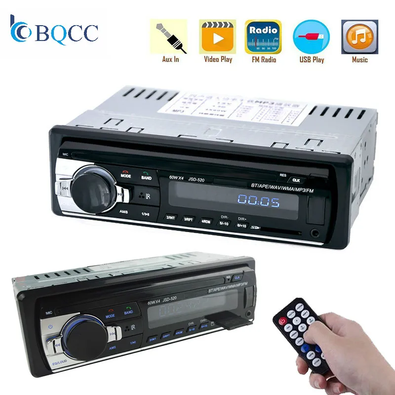 Авторадио автомобильный MP3 радио Bluetooth 1 Din FM Мультимедиа стерео Авто