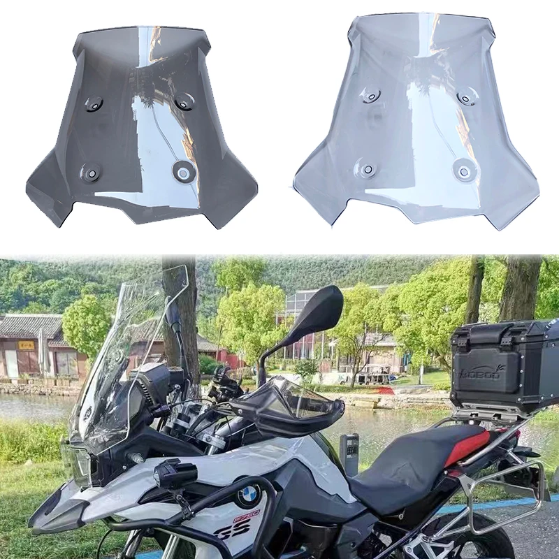 For BMW F750GS F850GS F 750GS F850 GS 2018 2019 Windscreen Windshield Wind Shield Shield Screen with Mounting Bracket Motorcycle