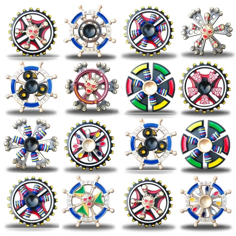 Двухслойный Спиннер для пальцев тройной металлический игрушка повседневного