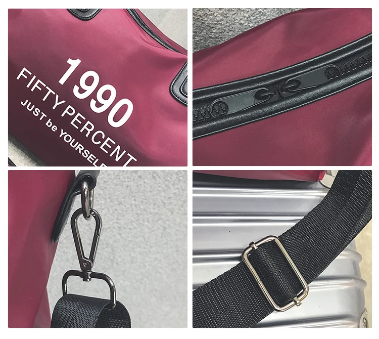 Wobag модные мужские сумки для сна женские сумки из ткани Оксфорд Дорожная сумка с буквенным цифровым узором сумка-мессенджер на плечо вместительная