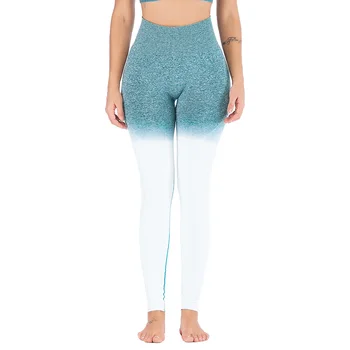 

LUKITAS Seamless Yoga Leggings Tights Women Workout Breathable Nylon Fitness Clothing Training Female Shark Sport Pants S-XL