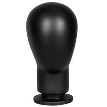 ПУ блок голова Пена голова манекена парики шляпы волосы очки дисплей Модель Стенд черный для парики для демонстрации предметов манекен головы