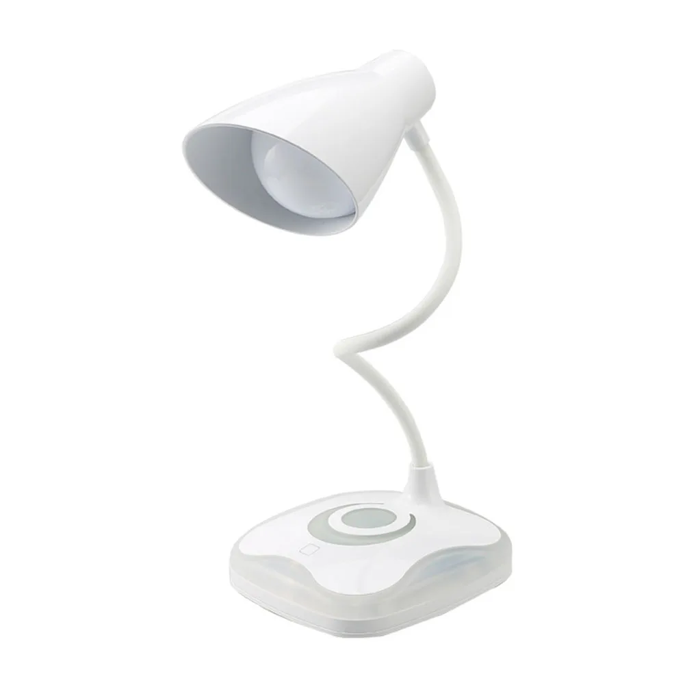Warm White Light Защита глаз энергосберегающая USB перезаряжаемая настольная лампа для обучения светодиодный прикроватный светильник Регулируемая яркость для чтения - Цвет корпуса: Warm White Light