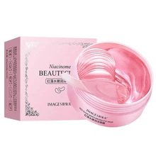 Hydrogel العين بقع مع حمض الهيالورونيك والأحمر водорослемللنساء الطحالب الحمراء ترطيب قناع عين (60 قطع) المضادة للتجاعيد العين أكياس