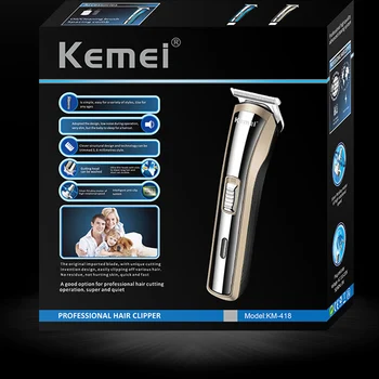 

KEMEI Electric Hair Clipper Professional Barber Shop Hair Trimmer Men's Powerful Hair Cutting Machine Styling Tool