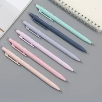 6pcs/lot Morandi Color Mechanical Pencil for School Students Pure Color 0.5mm/0.7mm 1