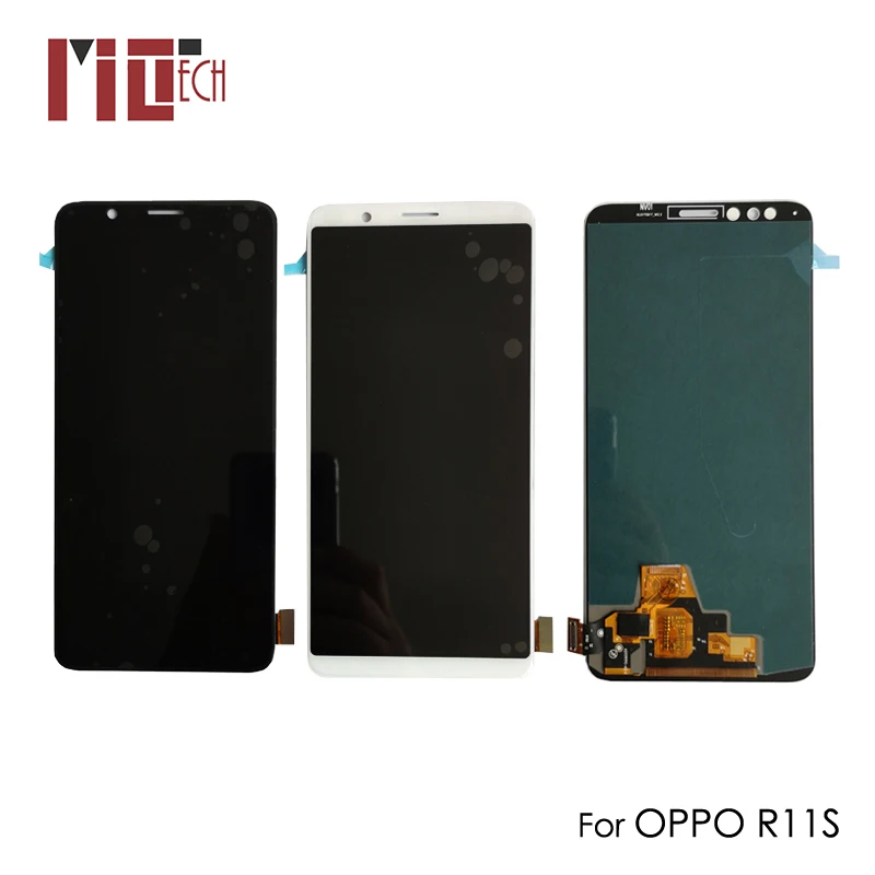 

AMOLED/TFT For OPPO R11s LCD Display OLED Touch Screen Digitizer Assembly Replacement White Black No/With Frame