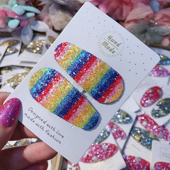 

1Pcs Children Bling Crystal Hairpins Headwear for Women Girls Rhinestone Hair Clips Pins Barrette Styling Tools Accessories