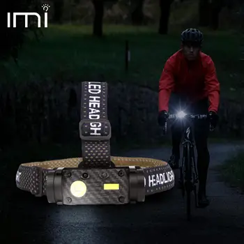 

LED Headlamp Waterproof IP65 USB Rechargeable Battery Outdoor Lighting COB 18650 Camping Hiking Headlight Portable Fishing Light