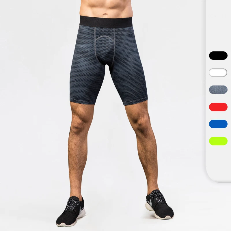Men Gym Running Shorts Summer Sports Workout Short Pants Leggings Fitness  Skinny Training Gym Base Layer Tights Custom Logo - AliExpress