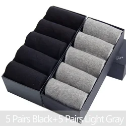 ZARE Men's Cotton Socks New Style Black Business Men Socks Soft Breathable Summer Winter for Male Plus Size A1 C61