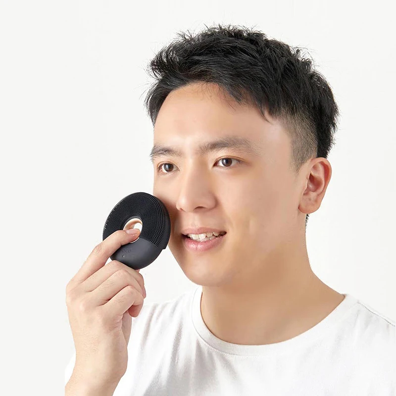 Xiaomi DOCO, электрическая щетка для очищения лица, MIJIA, Ультра звуковой Скруббер кожи, силиконовый звуковой вибратор, очиститель, устройство для чистки лица