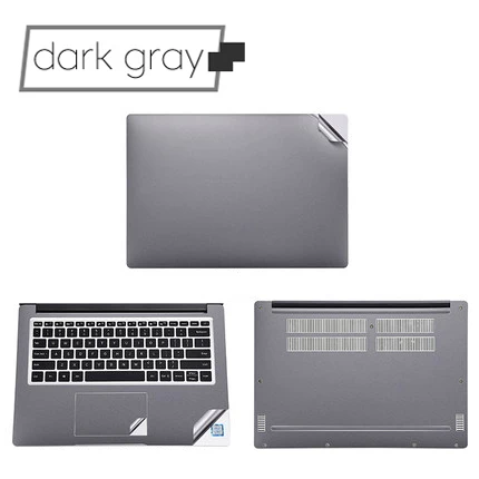 4-dark gray Наклейки на ноутбук для Xiaomi RedmiBook, 14 дюймов,, супертонкие наклейки на ноутбук, компьютер, для Xiaomi RedmiBook, 14 дюймов, чехол - Цвет: 4-dark gray