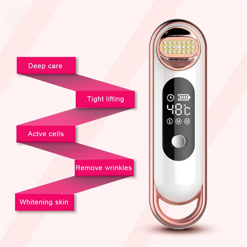  Ultrasonic RF Lifting Machine Face Lifting Whitening Skin Rejuvenation Radio Frequency Device Wrink