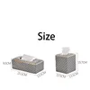 Modern Mosaic Ceramic Tissue Boxes European Simple Creativity Napkin Holder Desk Paper Towel Storage Box Living Room Decoration 5