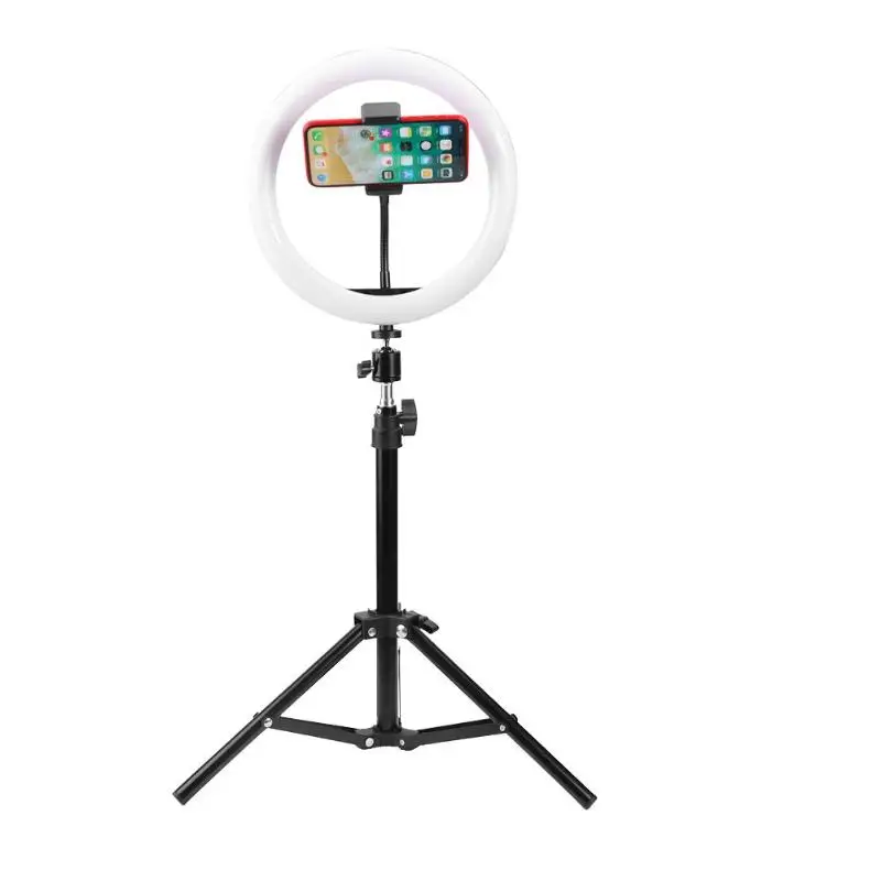 Led Ring Light Photo Studio Camera Light 10 Inch Mini 120Led Ring Light Dimmable 3200K-5500K With Tripod Phone Holder