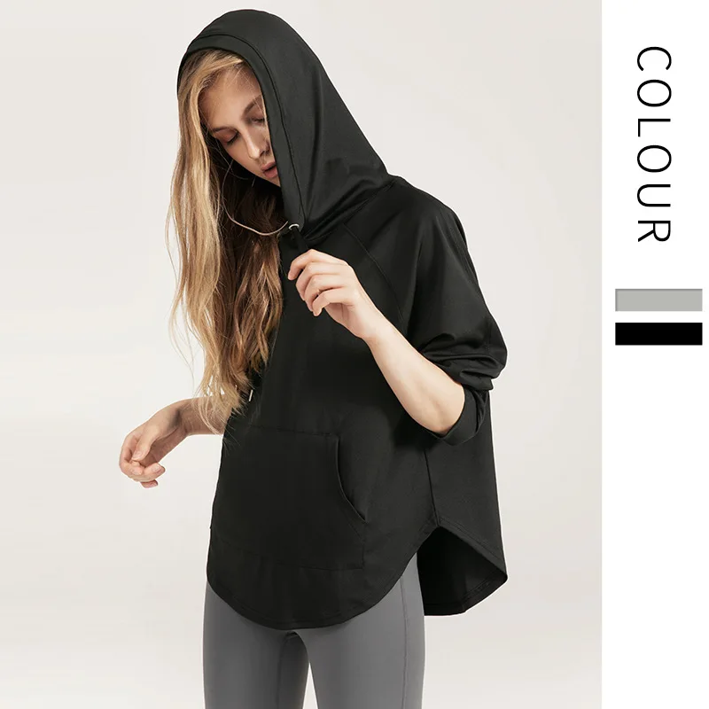 Front Zipper hooded Women's Yoga Shirts Long Sleeve Yoga Top Sportswear Quick Dry Tracksuit Women Running Jacket