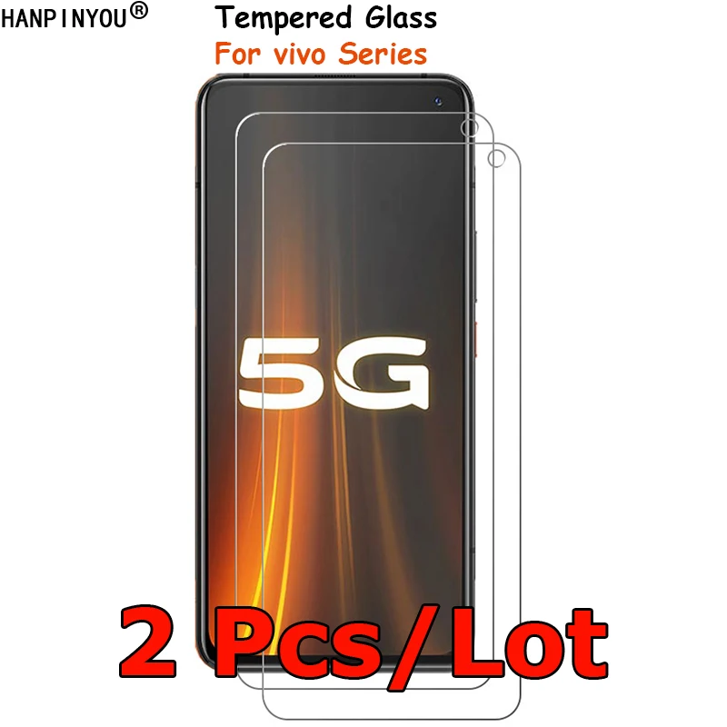 

2 Pcs/Lot For vivo iQOO Neo3 Z6 S5 X30 V17 V19 Pro 5G Tempered Glass Screen Protector Explosion-proof Film Toughened Guard