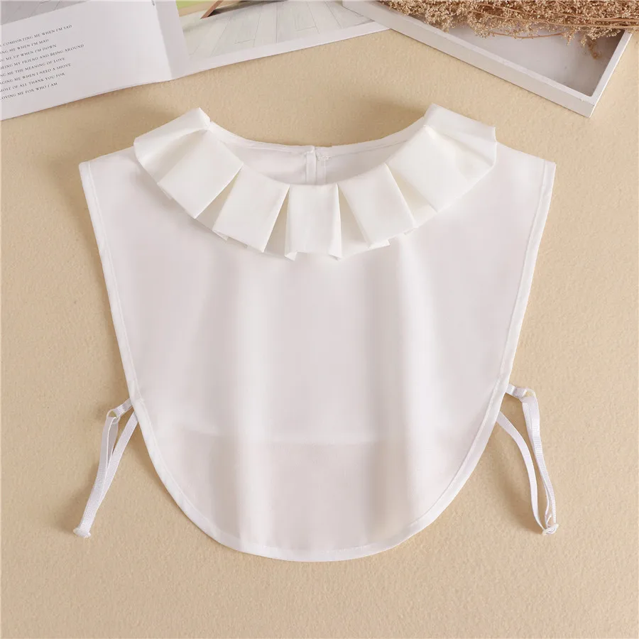 2022 Women Elegant Detachable Collars Removable Fake Blouse Tops Half Shirt Vestido Faux Cols False Collar Nep Kraagie | Аксессуары для