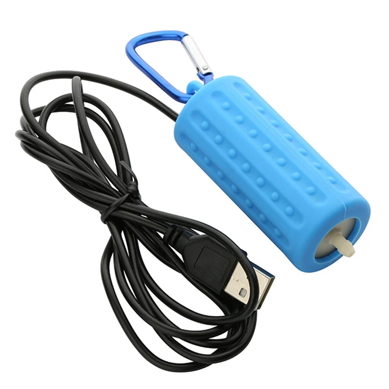 1Pc Portable Mini USB Aquarium Fish Tank Oxygen Air Pump Mute Energy Saving Supplies Aquatic Terrarium Fish Tank Accessories