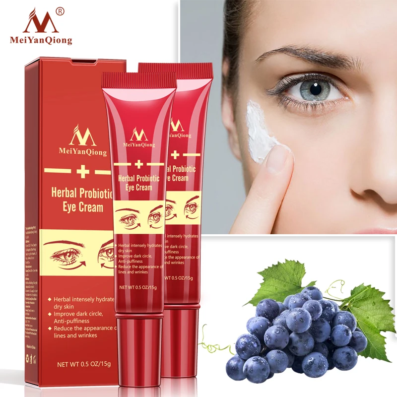 

Hyaluronic Acid Eye Cream Anti-Wrinkle Remover Dark Circles Eye Essence Against Puffiness Anti Aging Probiotic