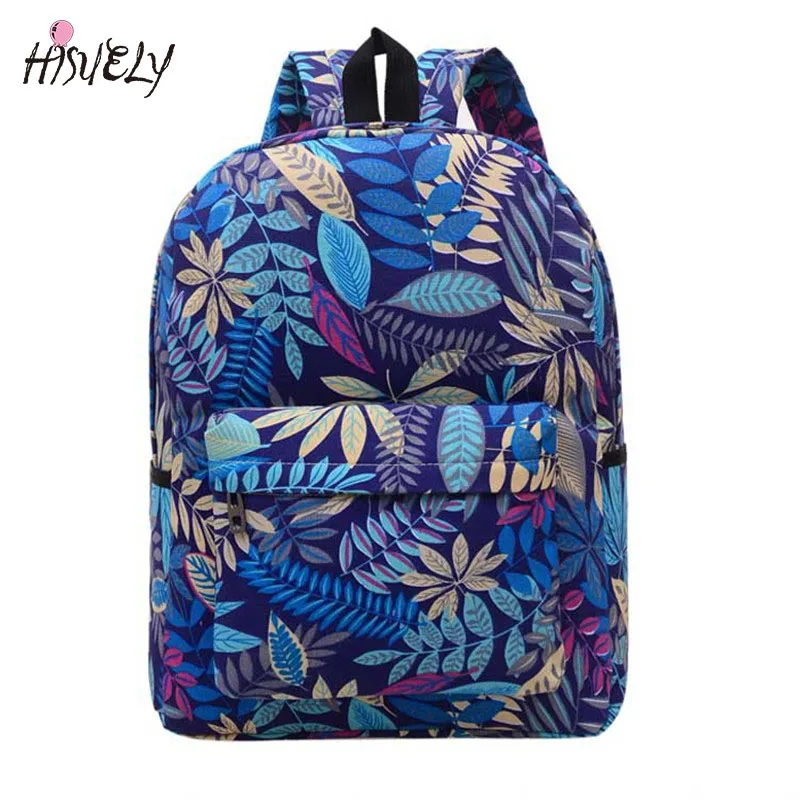 Лидер продаж 2020 мужской женский рюкзак с листьями mochila модные холщовые сумки