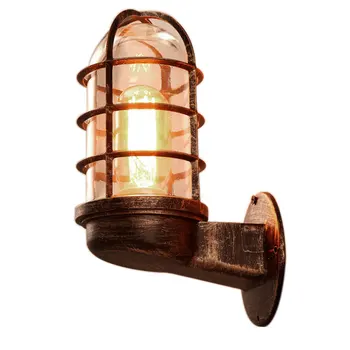 

E27 Lighting Fixture Aisle Outdoor Waterproof Home Decor Balcony Stairs Wall Lamp Porch Pathway Courtyard Industrial Vintage