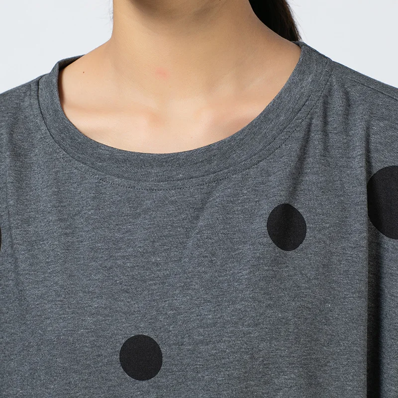 XITAO Trend Irregular Graphic T Shirts Plus Size