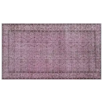 

Handmade Pink Vintage Overdyed Turkish Area Rug 170x290 Cm-5'7''X9'6''